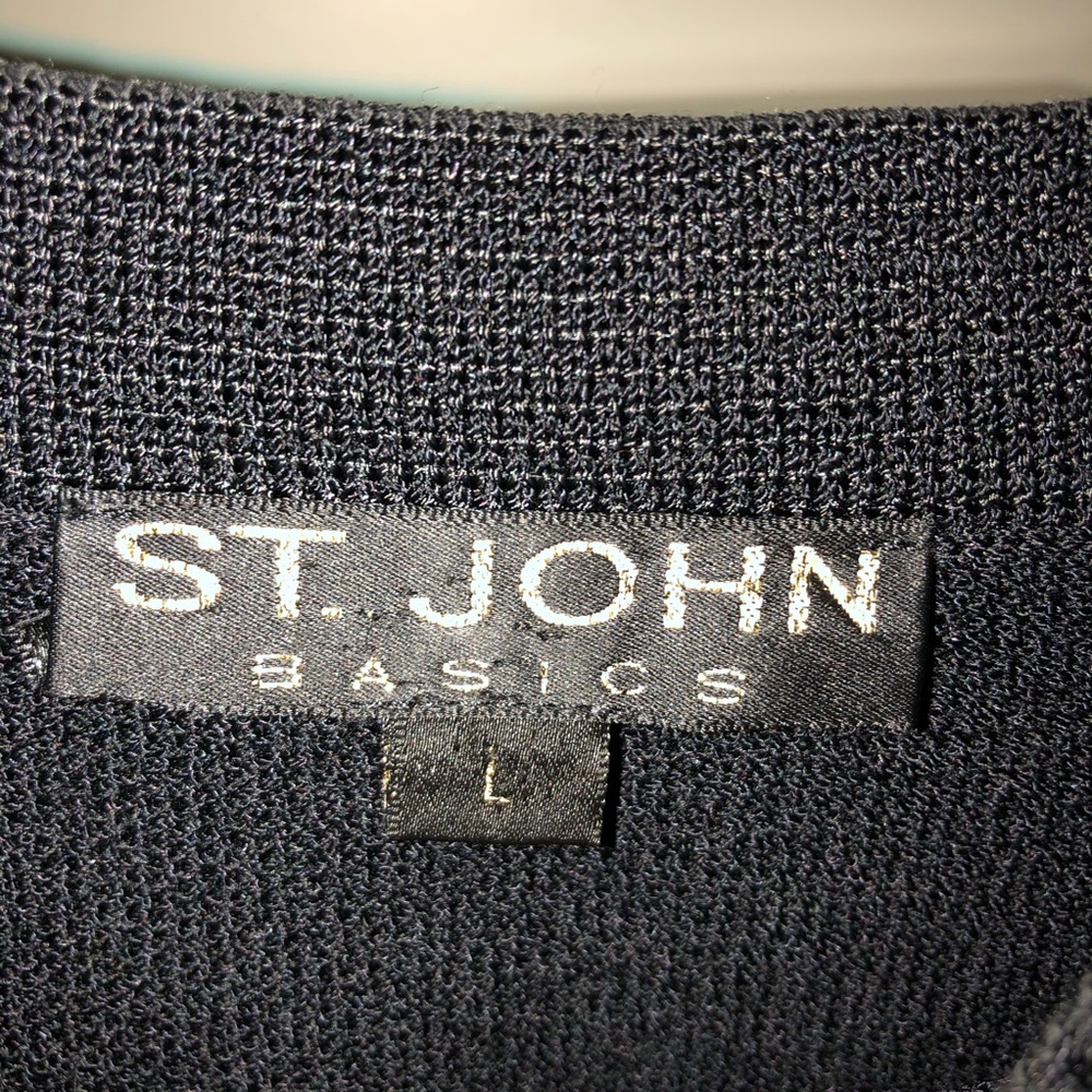 St. John Black Knit Tank Top - Picture 5 of 5